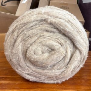 24DF Oatmeal Merino/Targhee Carded Sliver