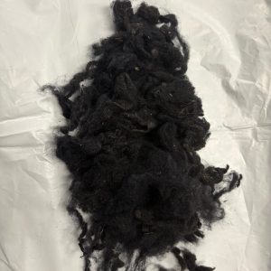 Loose Dyed Black Dorset Wool