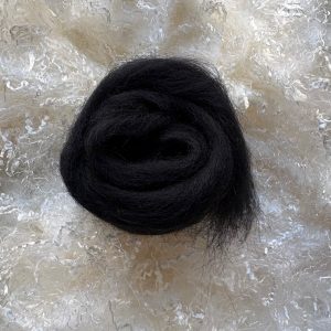 Dyed Corriedale - Black
