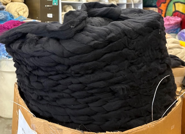 Dyed Black Fine Spanish Merino