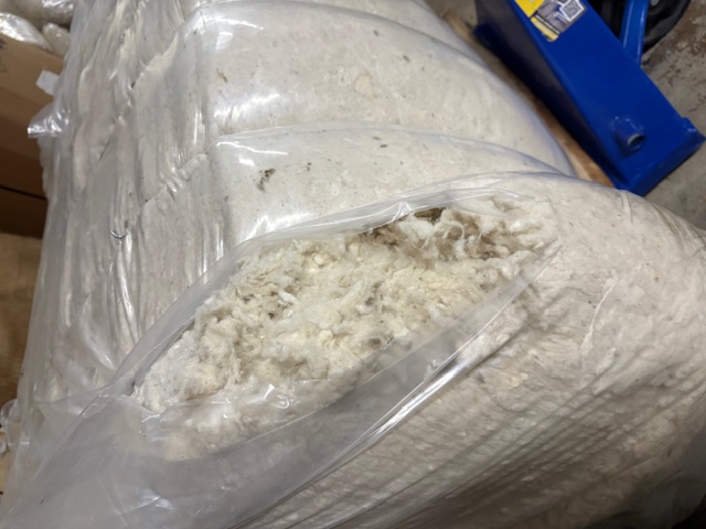 Reclaimed Stuffing Wool